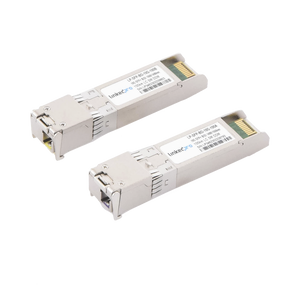 Transceptores Bidireccionales SFP+ (Mini-Gbic) / Monomodo / 10 Gbps de velocidad / Conector LC / Hasta 100 km de Distancia / 2 Piezas