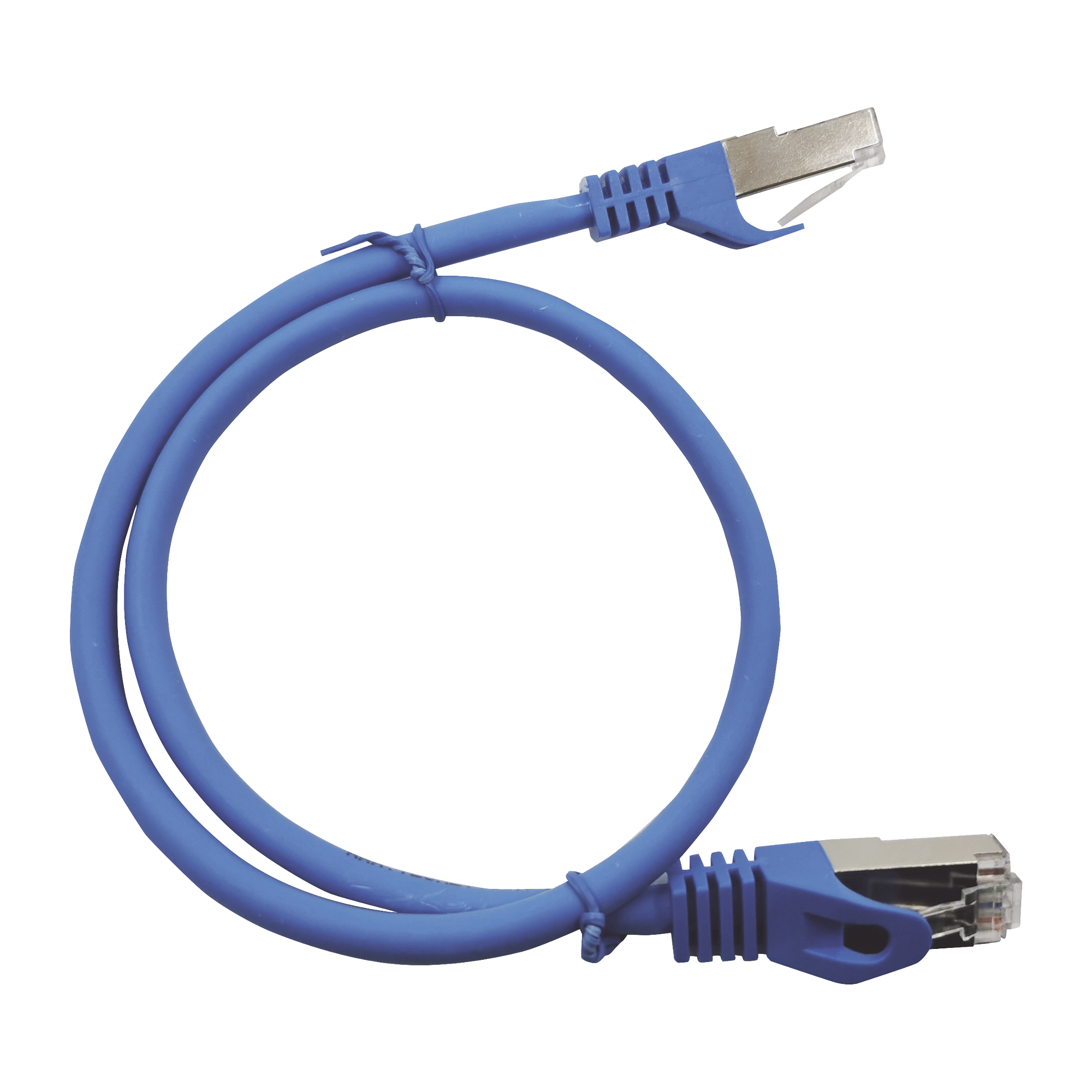 Patch Cord Cat6A 10G blindado 1.0M ( 3.28 ft ) AZUL