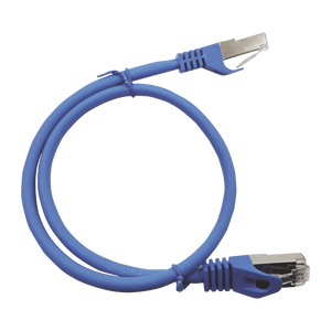 Patch Cord Cat6A 10G blindado  2M ( 6.25 ft ) AZUL