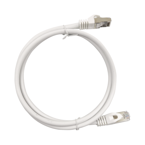 Patch Cord Cat6A 10G blindado 3.0M ( 9.84 ft ) BLANCO