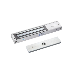 Chapa magnética 600Lb con  Buzzer de alarma de puerta abierta / LED indicador de estado /  Sensor de estado de placa/ Libre de Magnetismo Residual