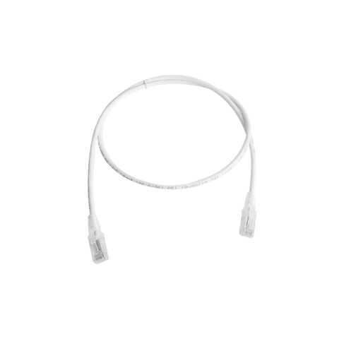 (MC5-03-02B) PATCH CORD RJ45 5E UTP T568B CM BLANCO SIN BOTA 3F BULK