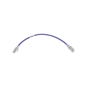 Patch Cord MC6 Modular Cat6 UTP, CM/LS0H, 1ft, Color Violeta