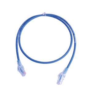 Patch Cord MC6 Modular Cat6 UTP, CM/LS0H, 3ft, Color Azul, Versión Bulk (Sin Empaque Individual)