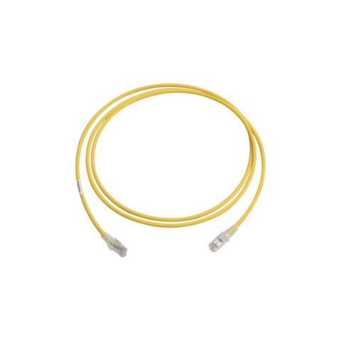 Patch Cord MC6 Modular Cat6 UTP, CM/LS0H, 7ft, Color Amarillo