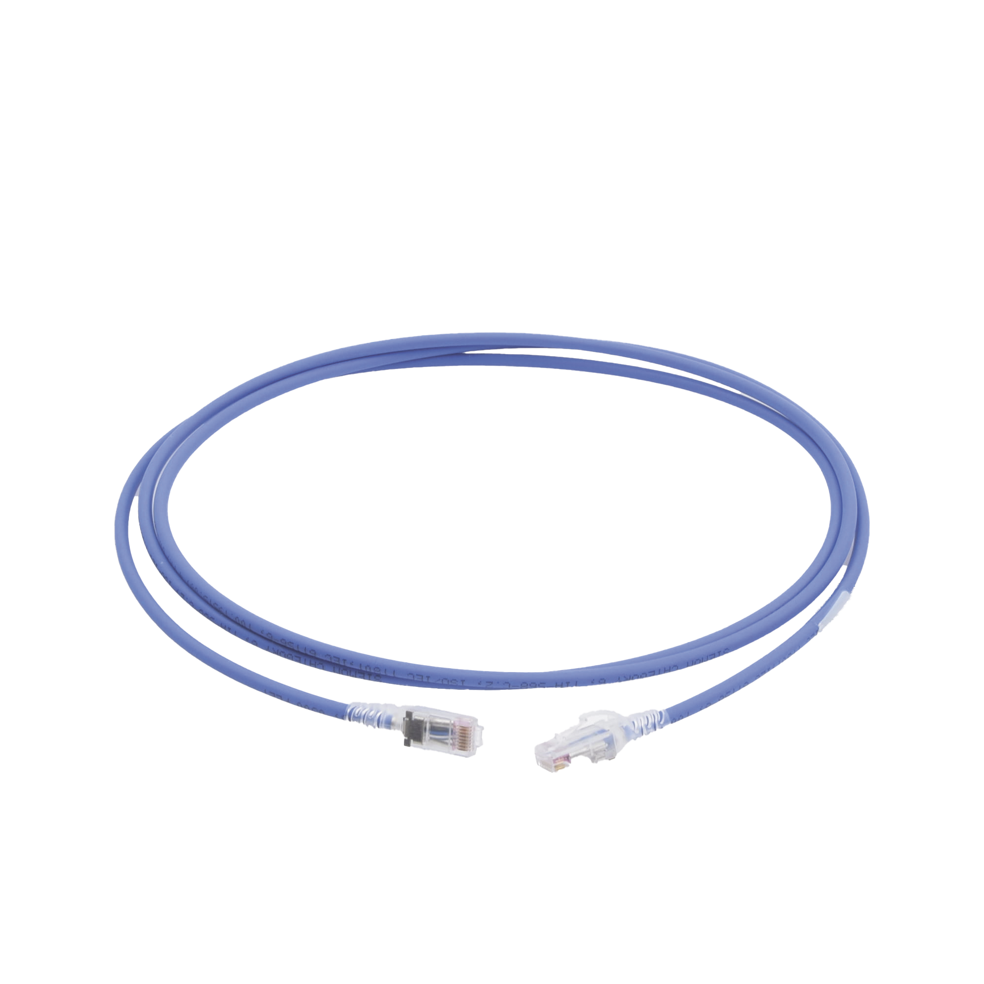 Patch Cord MC6 Modular Cat6 UTP, CM/LS0H, 7ft, Color Azul