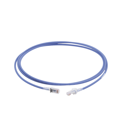 Patch Cord MC6 Modular Cat6 UTP, CM/LS0H, 7ft, Color Azul