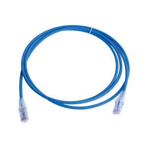 Patch Cord MC6 Modular Cat6 UTP, CM/LS0H, 7ft, Color Azul, Versión Bulk (Sin Empaque Individual)