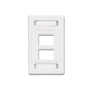 Placa de pared modular MAX, de 4 salidas, color blanco