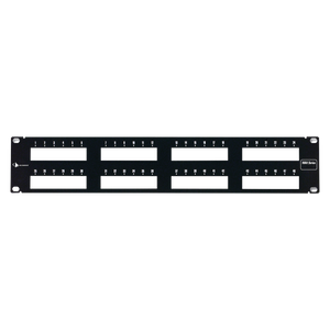 Patch Panel MAX Modular (vacío), de 48 Puertos, Plano, 2UR