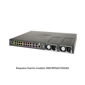 Switch inteligente cnMatrix TX2020R-P con 16 puertos PoE y 4 SFP+, para fuentes removibles