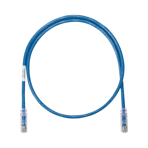 Cable de parcheo UTP Categoría 5e, con plug modular en cada extremo - 1 ft. - Azul