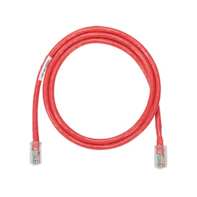 Cable de parcheo UTP Categoría 5e, con plug modular en cada extremo - 6 m. - Rojo