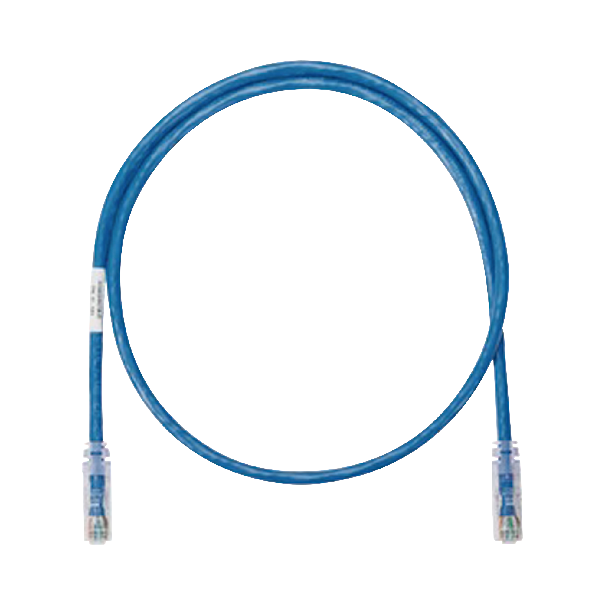 Cable de parcheo UTP Categoría 6, con plug modular en cada extremo - 1 ft (30.48 cm) - Azul