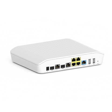 Router/Firewall SD-WAN NSE3000 / 2 puertos WAN Gigabit + 2 SFP combo / 4 puertos LAN Gigabit / Gestión Unificada de Amenazadas / Administración desde la Nube con cnMaestro / Hasta 300 dispositivos