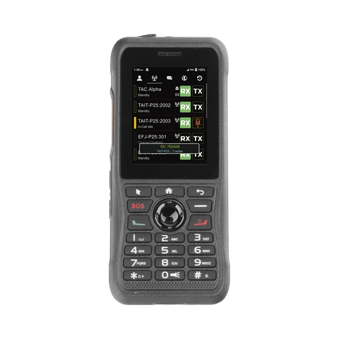 Radio PoC LTE  Pantalla Táctil 2.4" y teclado, Compatible con NXRadio