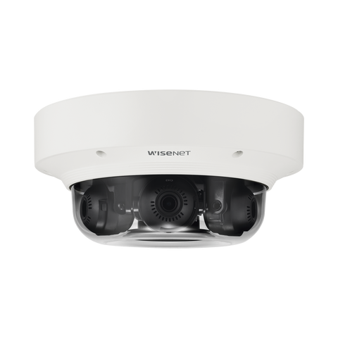 Cámara IP Multisensor 6MP ( 3 Sensores de 2MP) WDR 150 DB, Lente Motorizado 3 - 6 MM /  HPOE / IP66 / IK10 / NEMA 4X