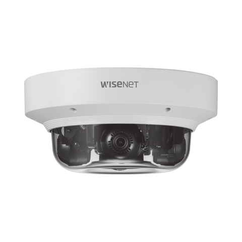 Cámara IP Multisensor 8MP ( 4 Sensores de 2MP) WDR 120 DB, Lente Motorizado 3 - 6 MM /  HPOE / IP66 / IK10 / NEMA 4X