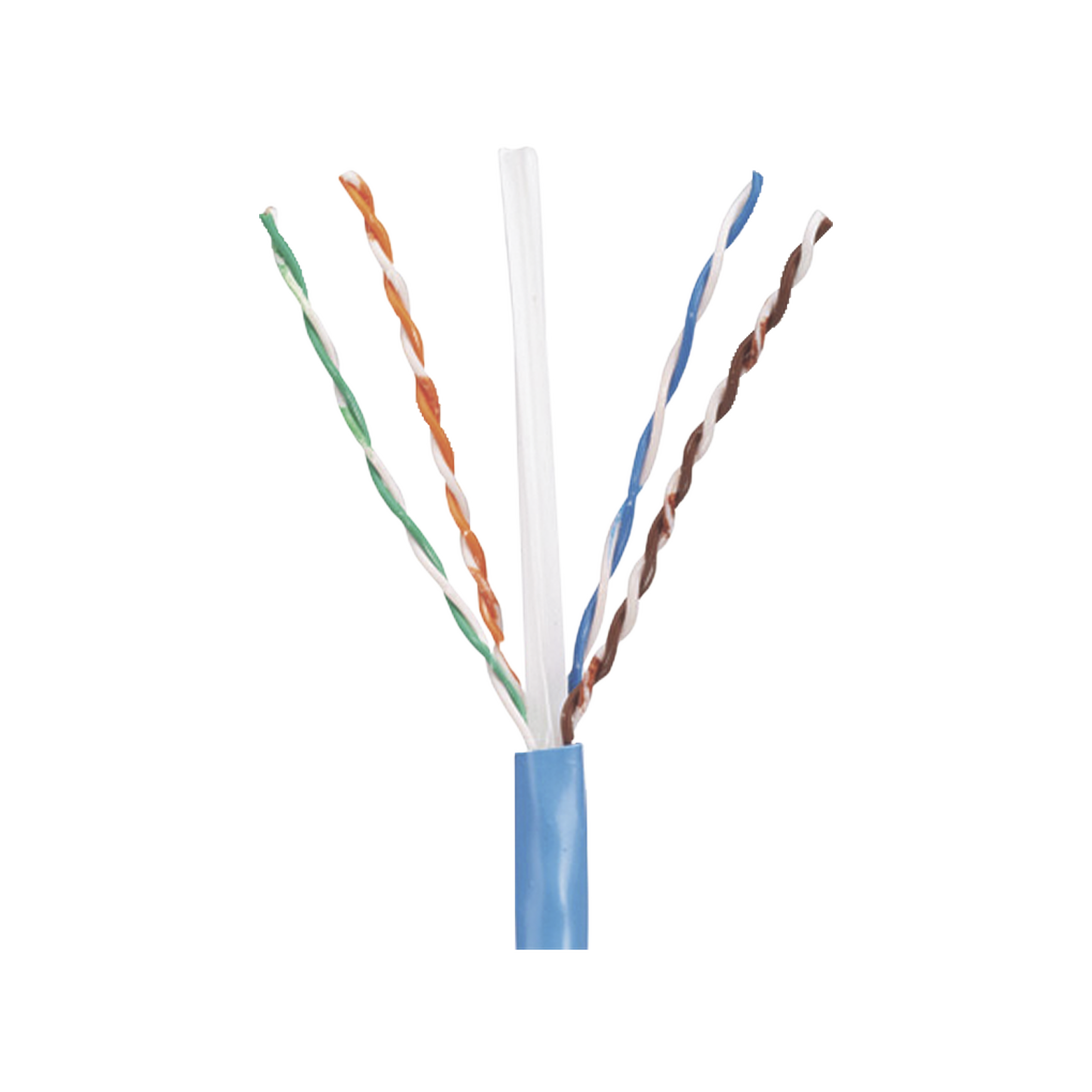 Bobina de Cable UTP 305 m. de Cobre, PanNet, Azul, Categoría 5e (24 AWG), PVC (CM), de 4 pares