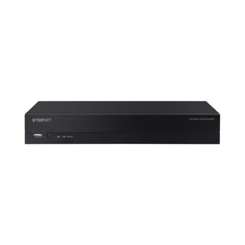 NVR 8 MegapÃ­xel / 8 canales / H.265 / P2P Wisenet / 8 puertos PoE