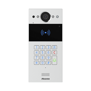 Video portero SIP con teclado y lector de tarjetas / Notificación a app / Notificación por llamada telefónica / Configuración en la nube