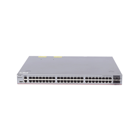 Switch Core Administrable Capa 3 con 48 puertos Gigabit + 4 SFP+ para fibra 10Gb, gestión gratuita desde la nube.