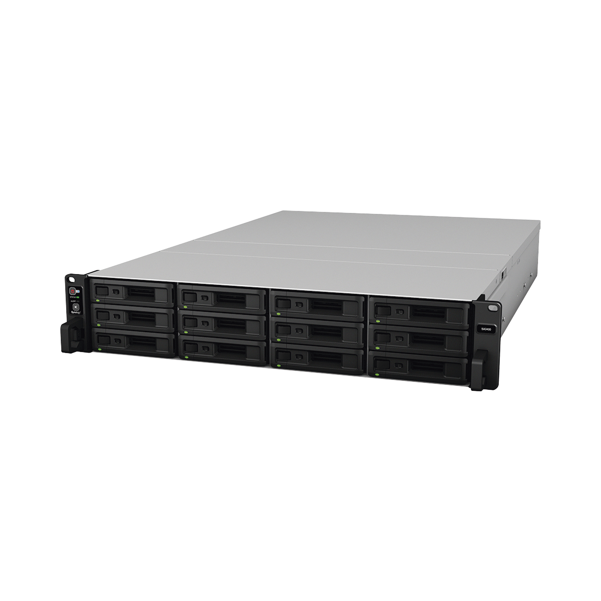 Servidor NAS para rack de 12 bahías / Expandible hasta 180 bahías / Hasta 1,536 TB