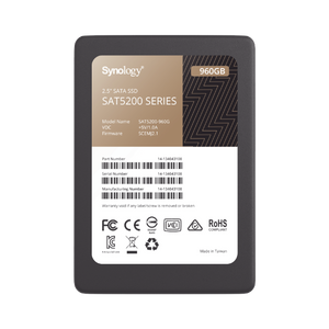 960 GB SSD , diseñada para Synology NAS