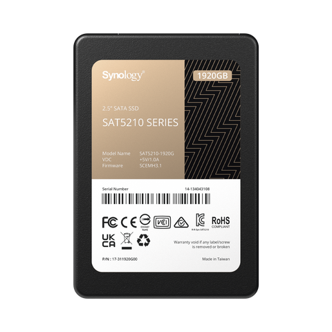 1920 GB SSD , diseñada para Synology NAS