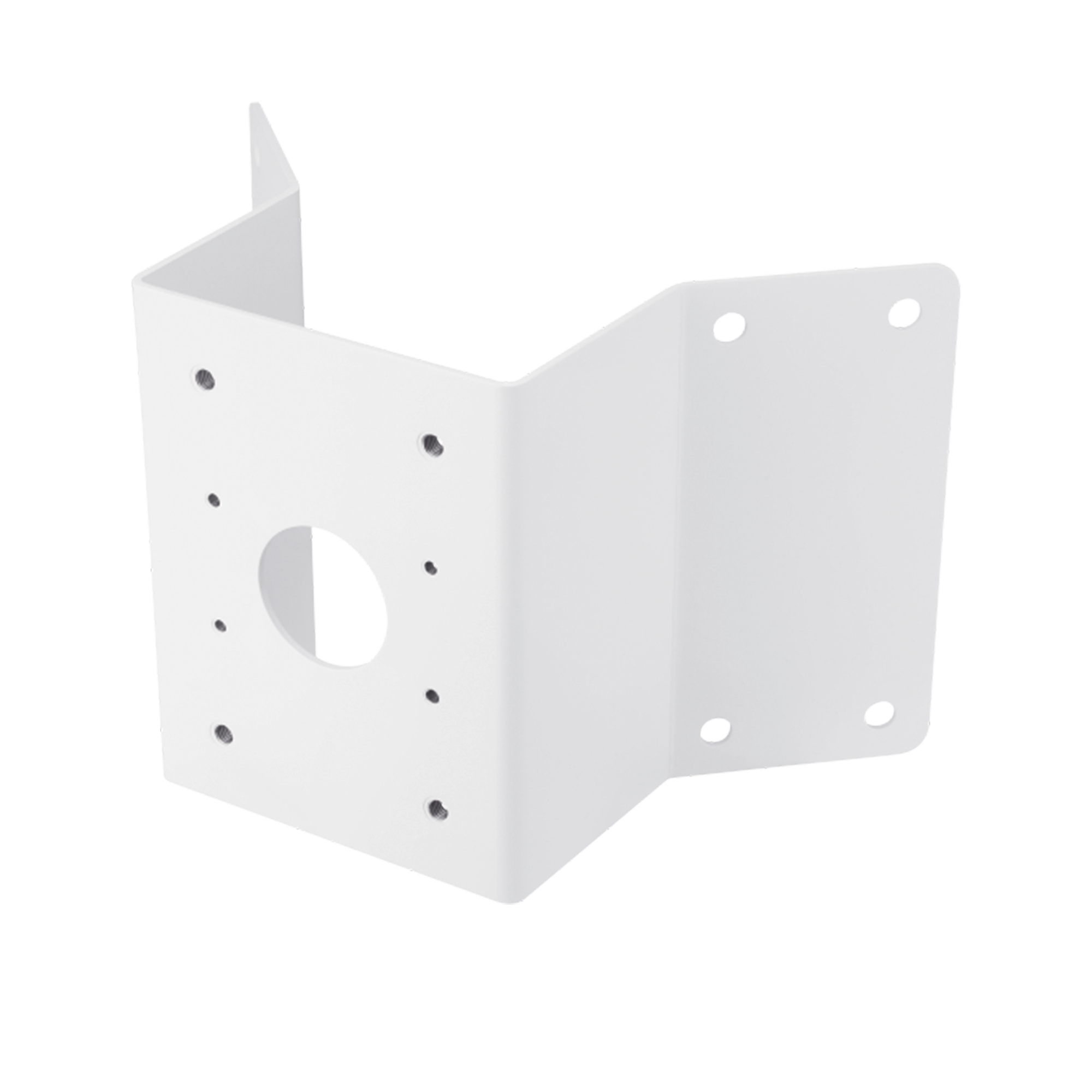 Adaptador de esquina compatible con montaje de pared SBP-300WM1, SBP-300WMW1 para domos fijos y PTZ Wisenet