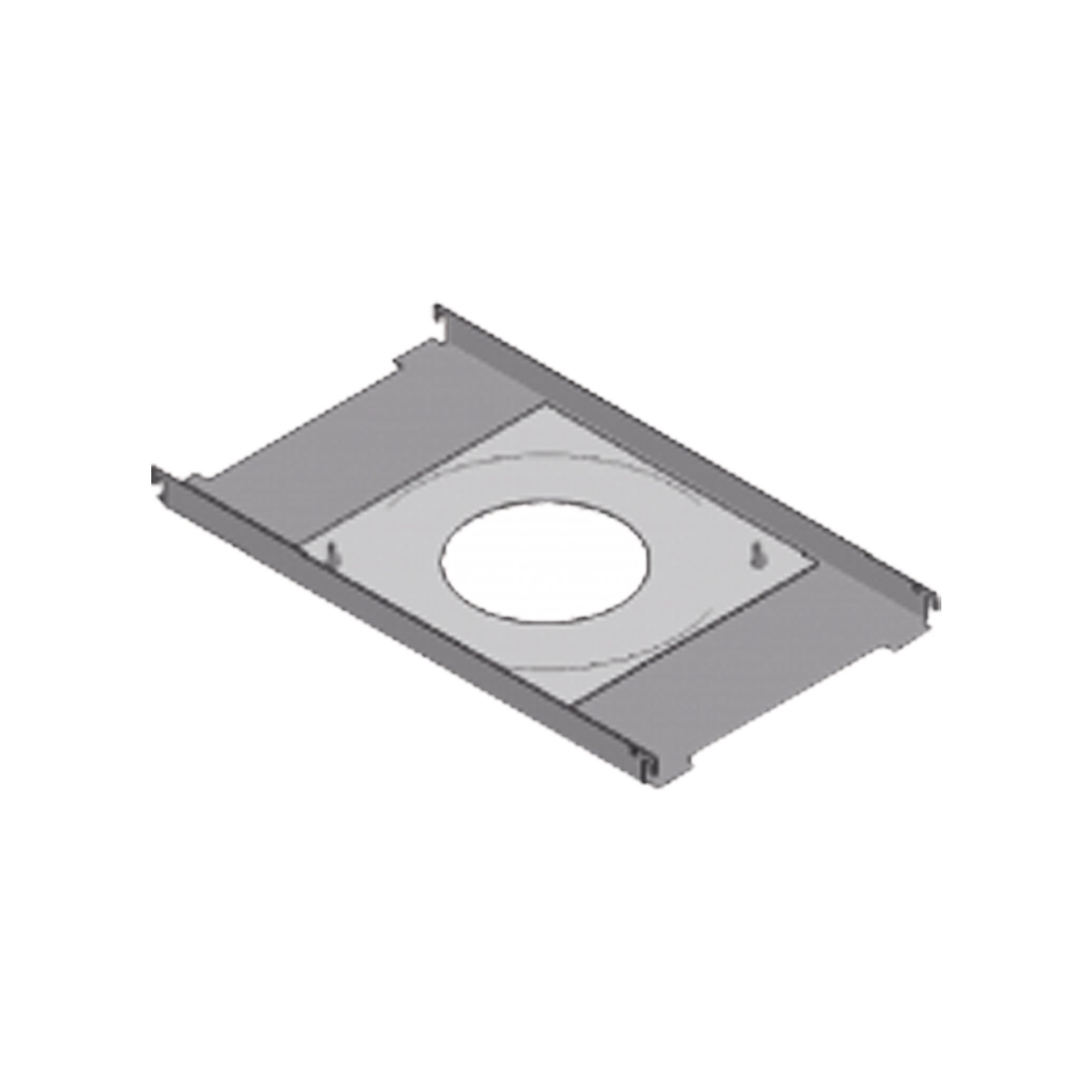 Placa de Refuerzo para Plafón compatible con camaras Domo Hanwha