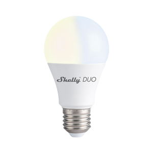 Foco tipo inteligente con señal inalámbrica, color dual blanco y cálido, uso de App Shelly.