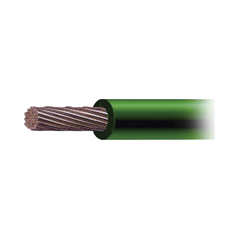 Cable de Cobre Recubierto THW-LS Calibre 1/0 AWG 19 Hilos Color Negro (500 metros).