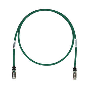 Patch Cord Cat6A, Blindado S/FTP, CM/LS0H, 10ft, Color Verde