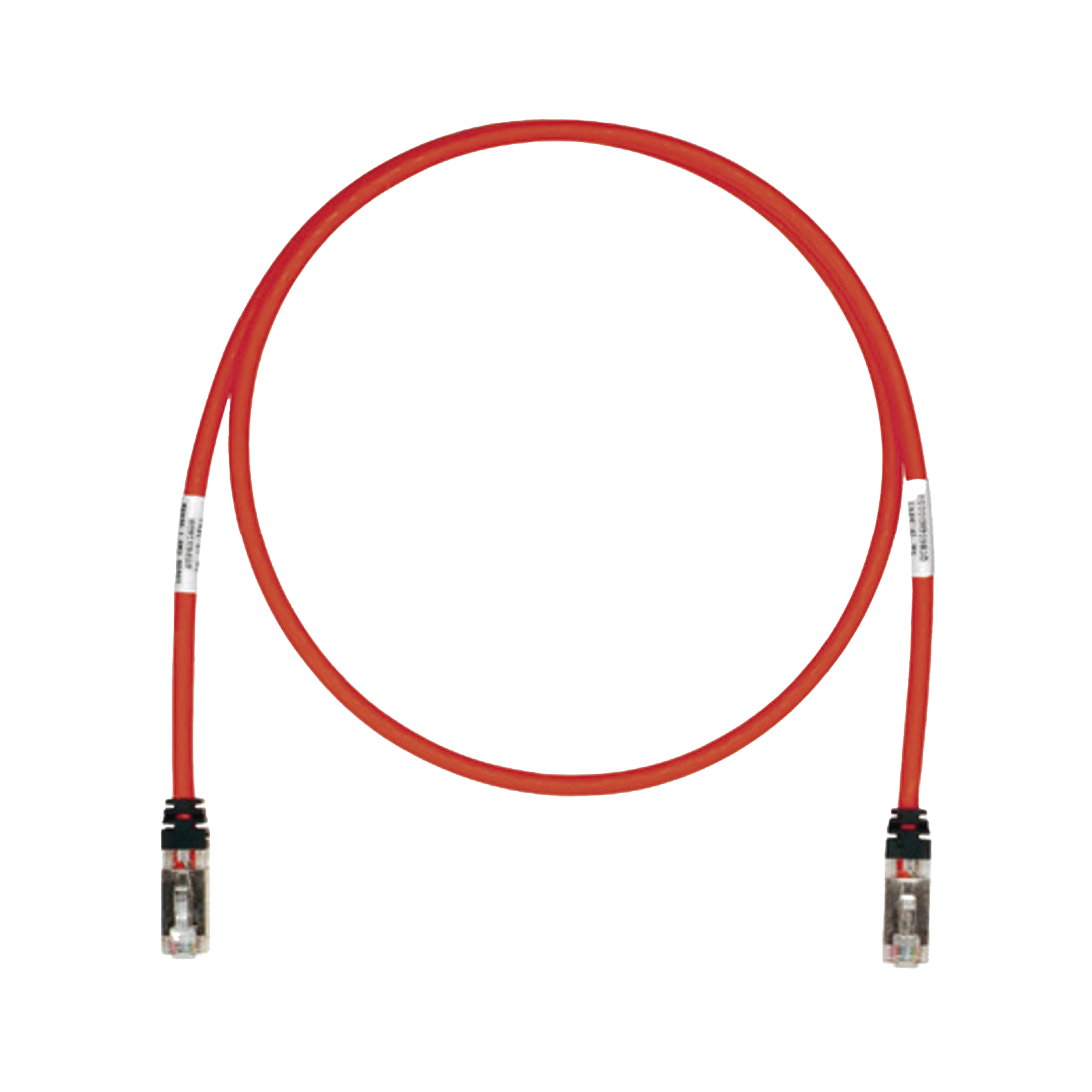 Patch Cord Cat6A, Blindado S/FTP, CM/LS0H, 25ft, Color Rojo