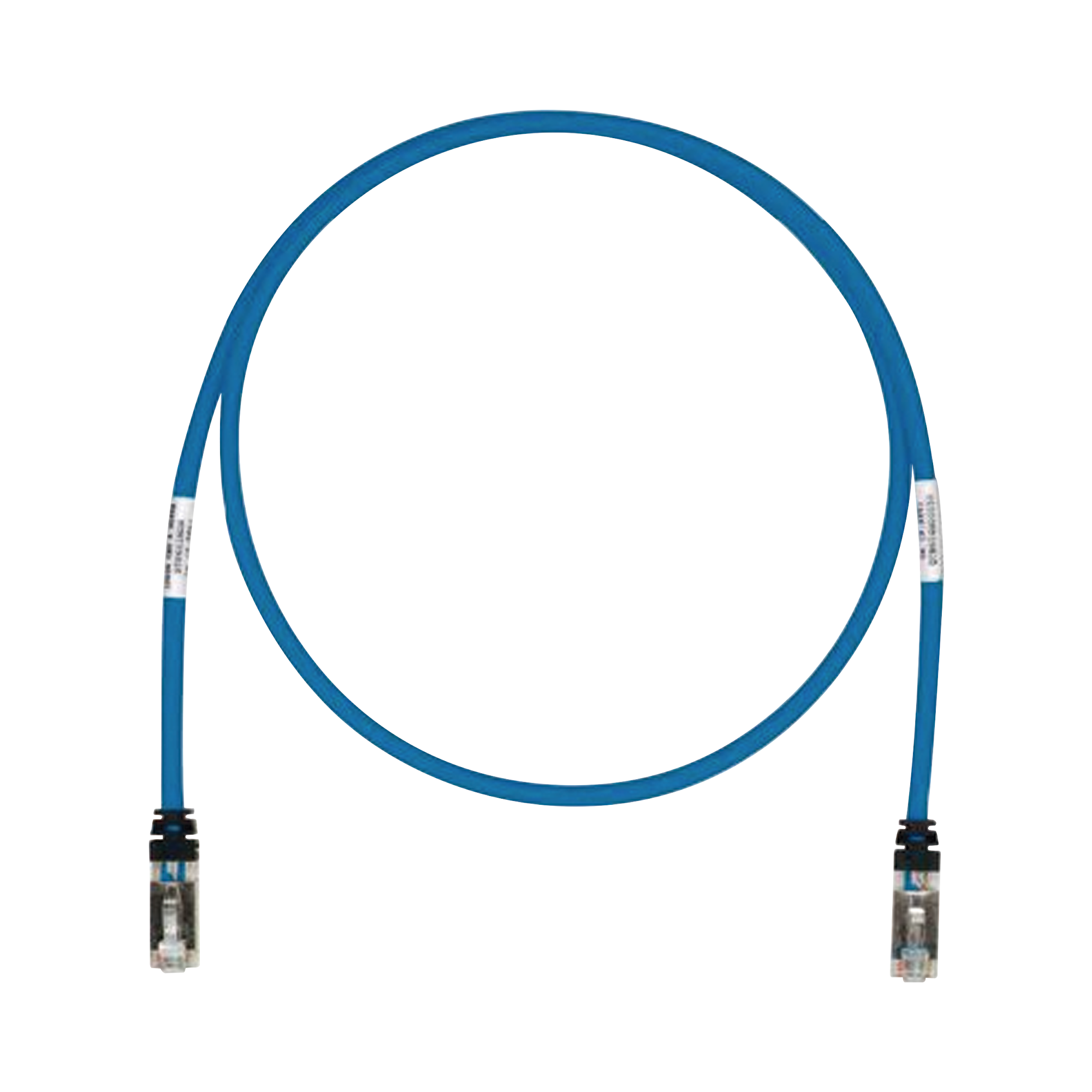 Patch Cord Cat6A, Blindado S/FTP, CM/LS0H, 7ft, Color Azul