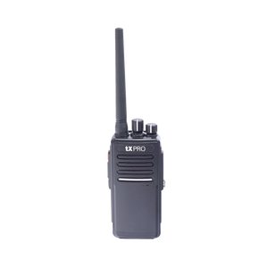 Radio Portátil UHF 400-512 MHz, Digital DMR y Analógico, 5 W, Incluye antena, batería, cargador y clip,  16 canales preconfigurados