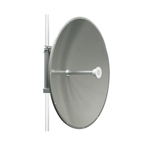 Antena direccional de 4 ft, 5.1 a 7.1 GHz, Ganancia 36 dBi, Conectores SMA, Polarización doble, incluye montaje para torre o mástil