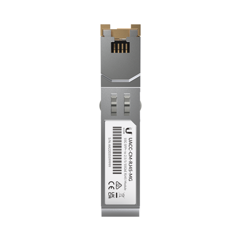 UFiber Tranceptor convertidor de SFP+ a RJ45, velocidades 10/5/2.5/1G