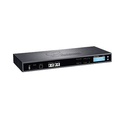 IP-PBX GrandStream Con 1 puerto T1/E1 y 2 puertos FXO, hasta 2000 extensiones con 200 llamadas simultáneas