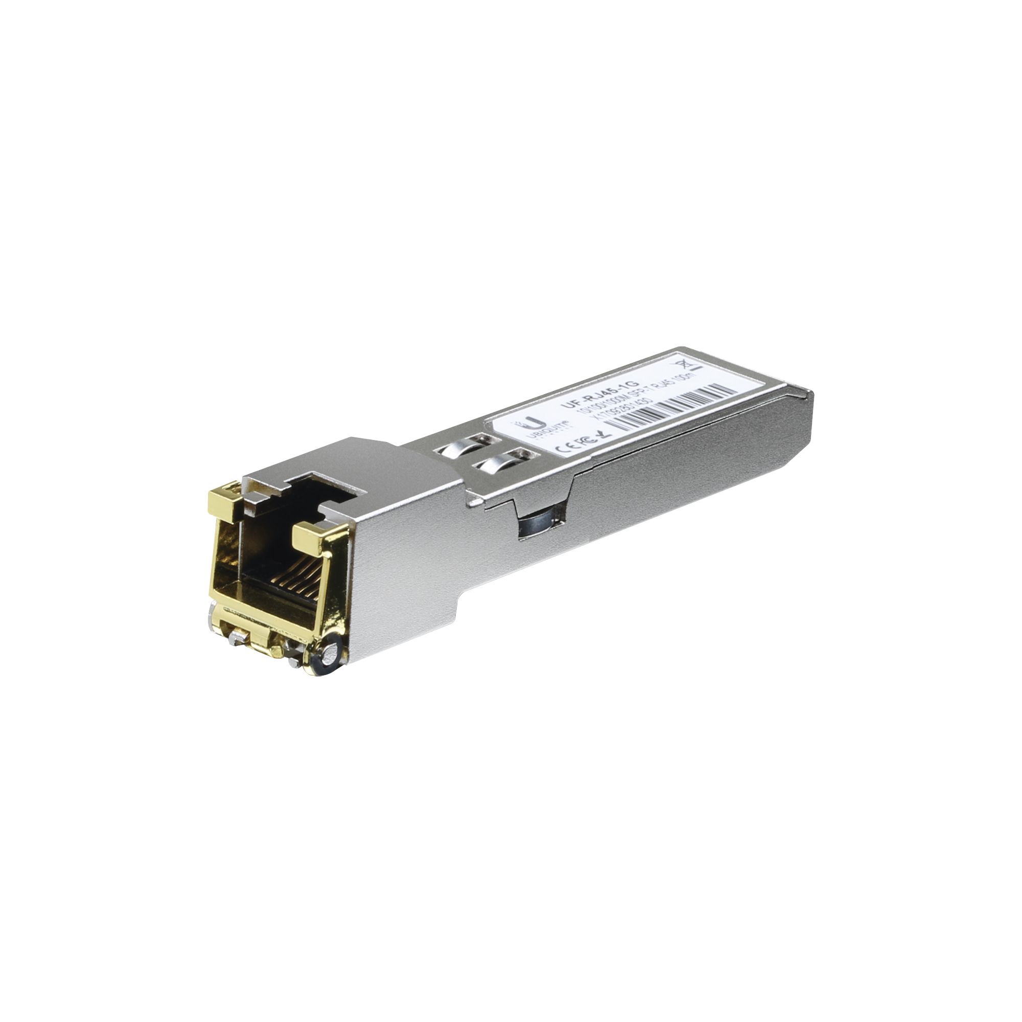 UFiber Módulo Ethernet RJ45 a SFP+ 1/10 Gbps, distancia hasta 100 m (1 Gbps) o 30 m (10 Gbps)