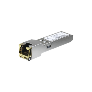 UFiber Módulo Ethernet RJ45 a SFP+ 1/10 Gbps, distancia hasta 100 m (1 Gbps) o 30 m (10 Gbps)