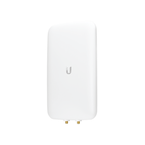 Antena sectorial simétrica UniFi, doble banda con apertura de 90° en 2.4 GHz (10 dBi) y 45° en 5 GHz (15dBi)