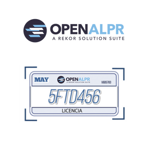 Licencia anual de mantenimiento y actualización de software OpenALPR / por cámara