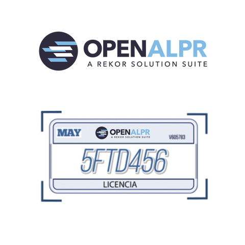 Licencia anual de mantenimiento y actualización de software OpenALPR / por cámara