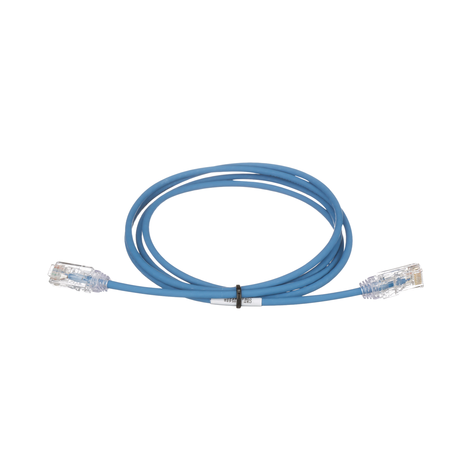 Cable de Parcheo TX6, UTP Cat6, Diámetro Reducido (28AWG), Color Azul, 3ft