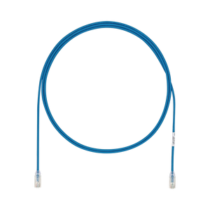 Cable de Parcheo UTP Cat6A, CM/LSZH, Diámetro Reducido (28AWG), Color Azul, 15ft