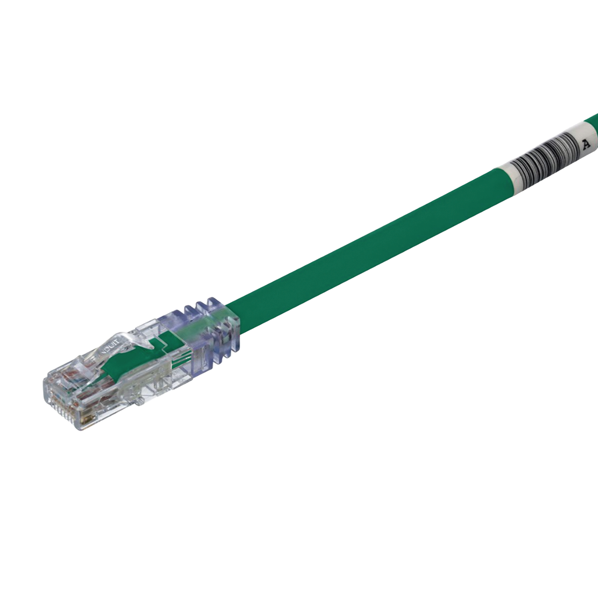 Cable de Parcheo UTP, Cat6A, 24 AWG, CM, Color Verde, 25ft