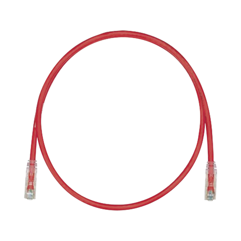 Cable de Parcheo TX6, UTP Cat6, 24 AWG, CM, Color Rojo, 100ft