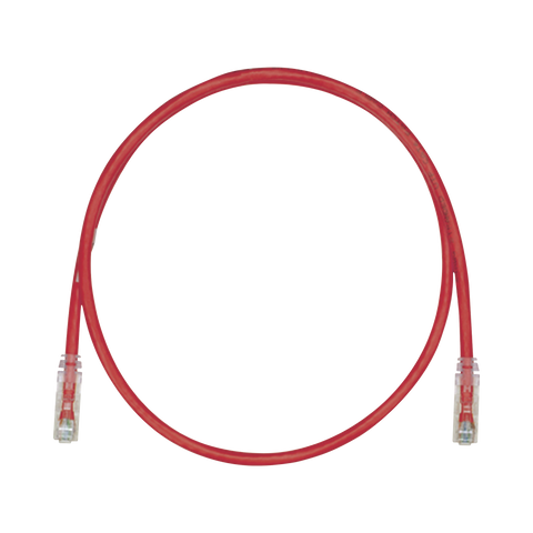Cable de Parcheo TX6, UTP Cat6, 24 AWG, CM, Color Rojo, 15ft